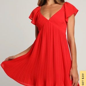 Lulus red dress